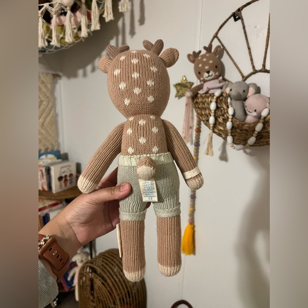 cuddle and kind Elliott the fawn little 13"